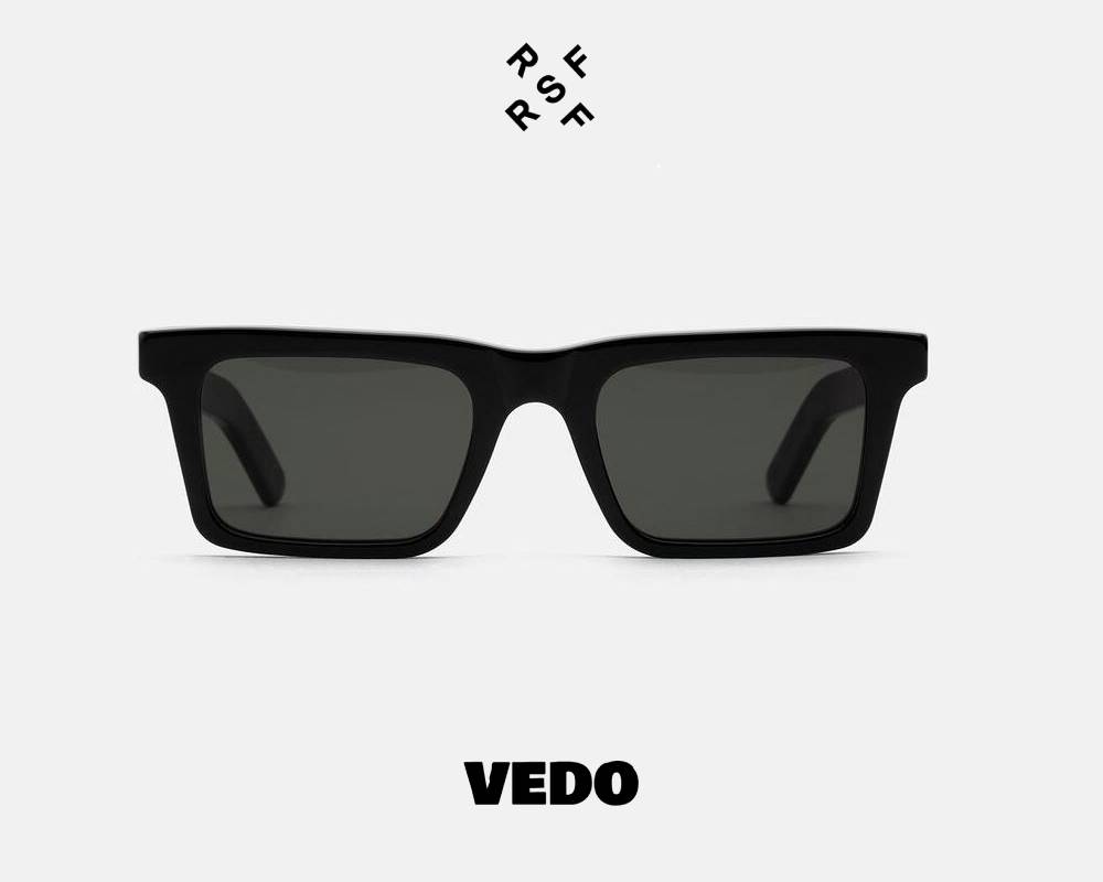 Rectangular sunglasses Retrosuperfuture 1968 vedosunglasses black