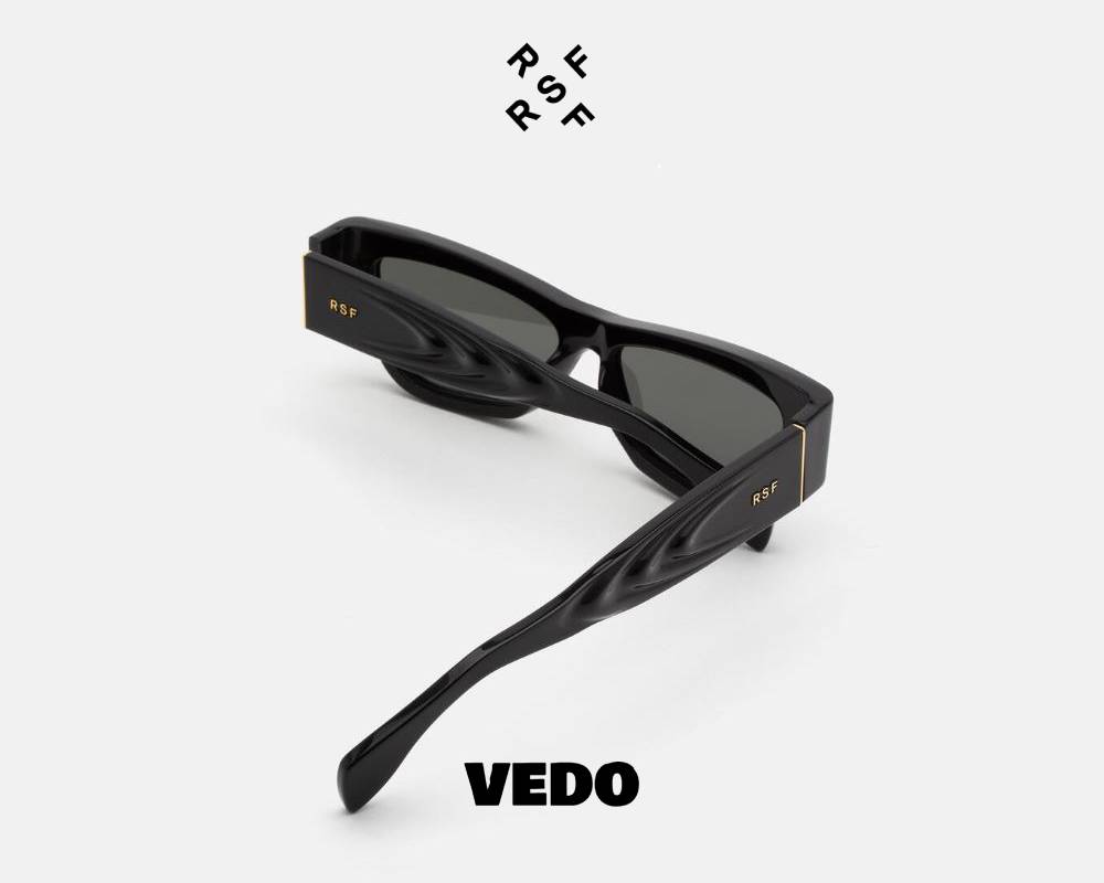 Cat eye bold sunglasses Retrosuperfuture NAMEKO vedosunglasses black