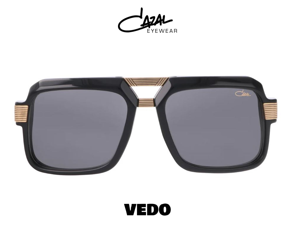 Squared aviator CAZAL Legends model 669 vedosunglasses black