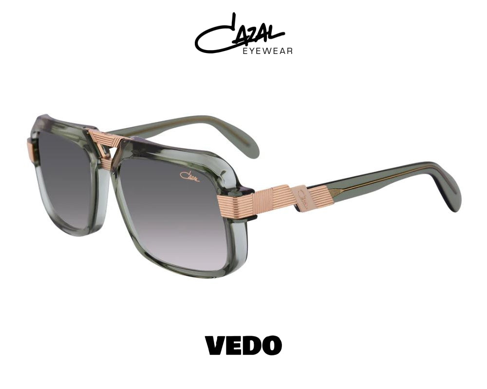 Squared aviator CAZAL Legends model 669 vedosunglasses green