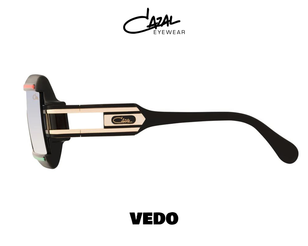 Squared colored sunglasses CAZAL model 856 legend vedosunglasses black