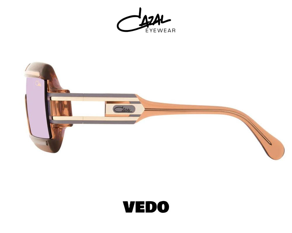 Squared colored sunglasses CAZAL model 856 legend vedosunglasses brown