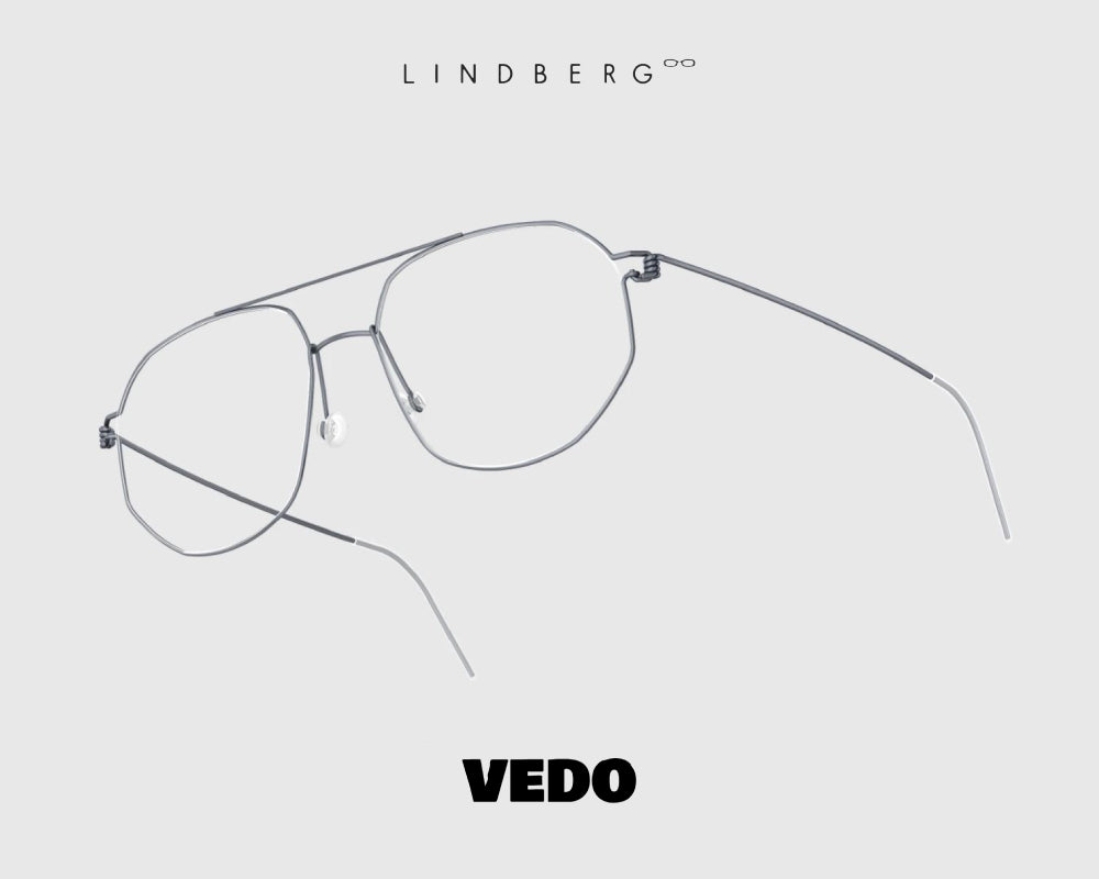 LINDBERG Air Titanium ANDREAS aviator eyeglasses vedosunglasses gunmetal