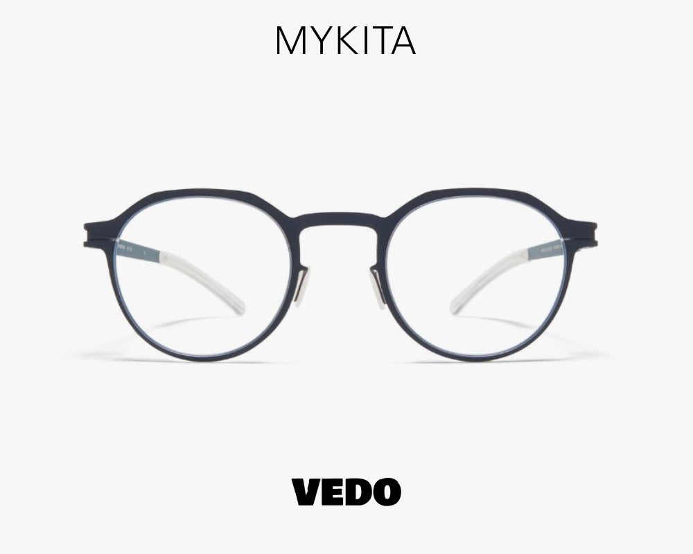 Round eyeglasses MYKITA Decades ARMSTRONG vedosunglasses.com indigo