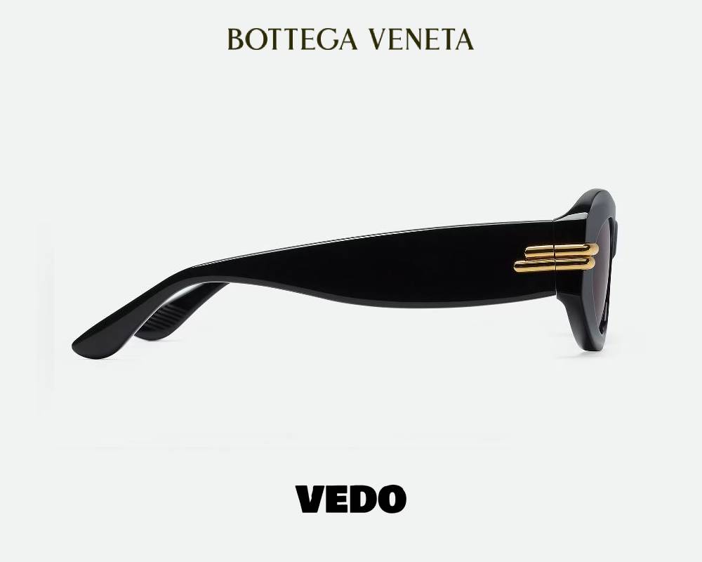 Bottega Veneta Mitre Oval Sunglasses BV1322S