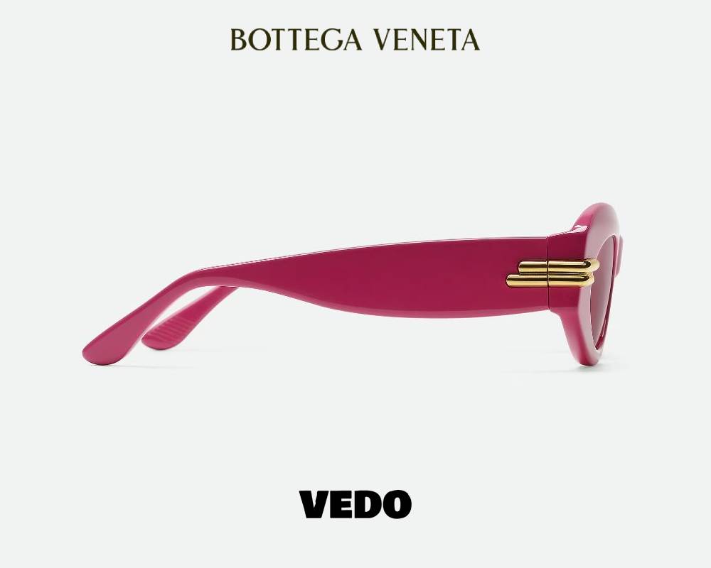 Bottega Veneta Mitre Oval Sunglasses BV1322S