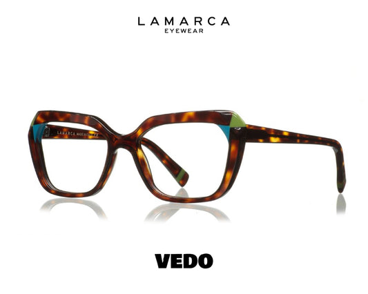 Rectangular feminine eyeglasses LAMARCA Fusioni 122
