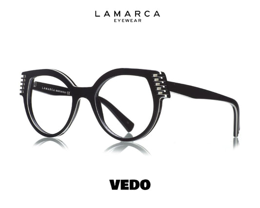 Oversize round cat eye eyeglasses LAMARCA Intagli 151