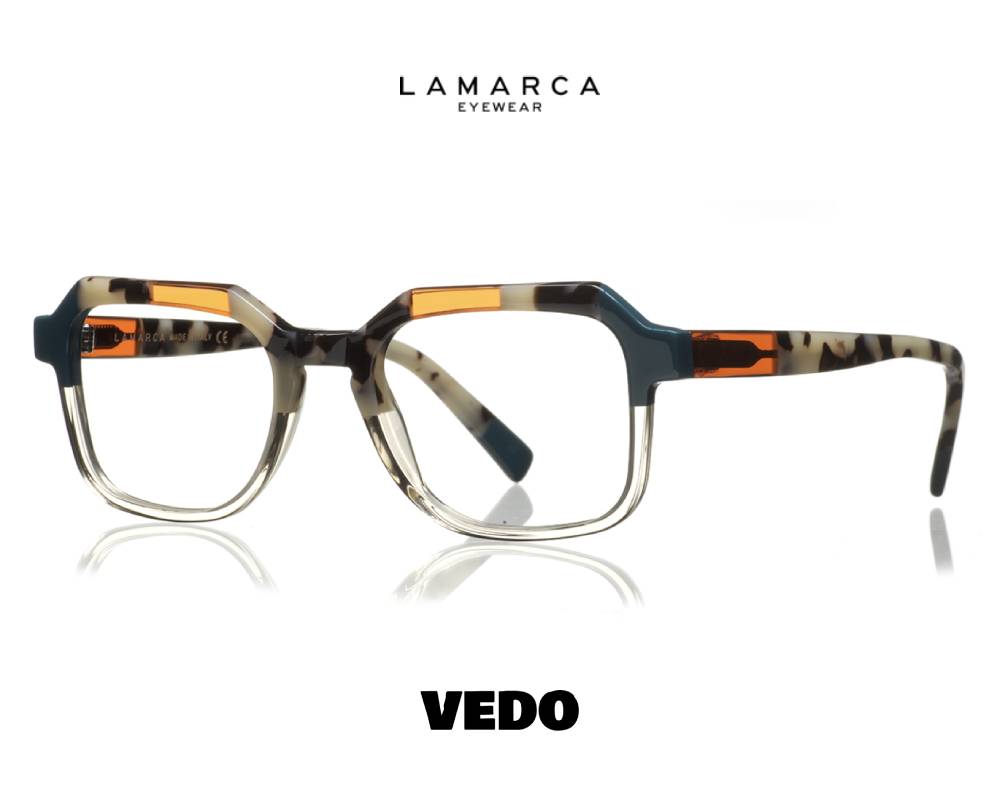 Man square LAMARCA Mosaico 119 eyeglasses vedosunglasses crystal