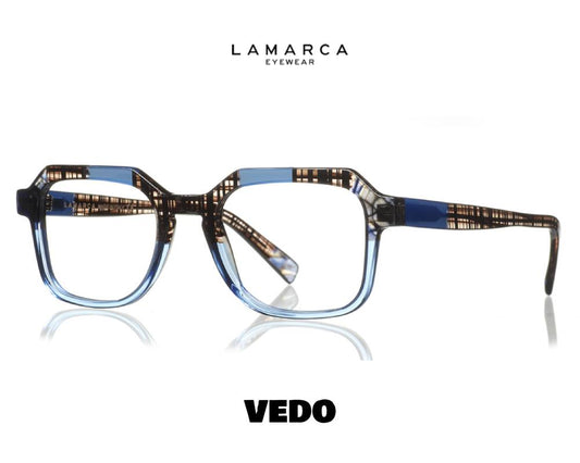 Man square LAMARCA Mosaico 119 eyeglasses vedosunglasses light blue