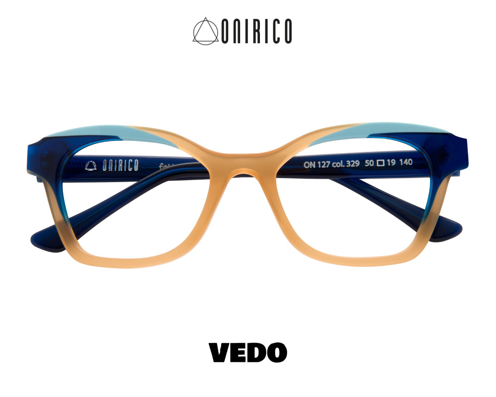 Classy woman eyeglasses ONIRICO ON127 vedosunglasses.com light brown blue