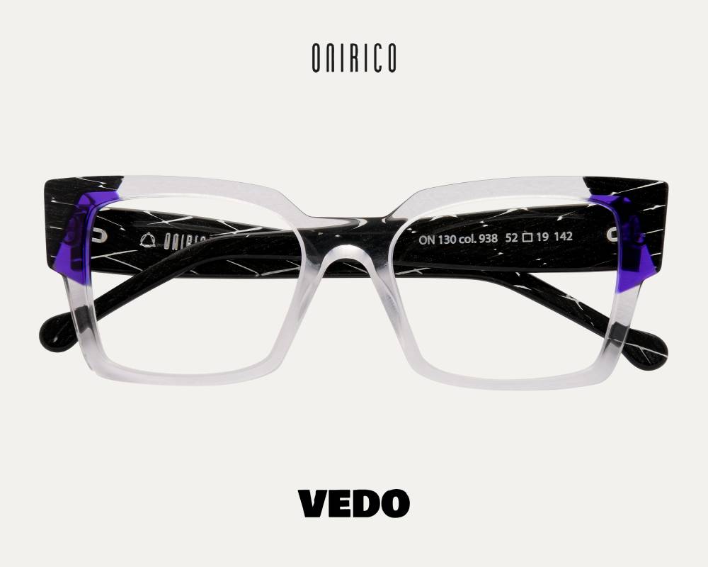 Rectangular cat eye square eyeglasses ONIRICO ON130 vedosunglasses.com crystal black auctions