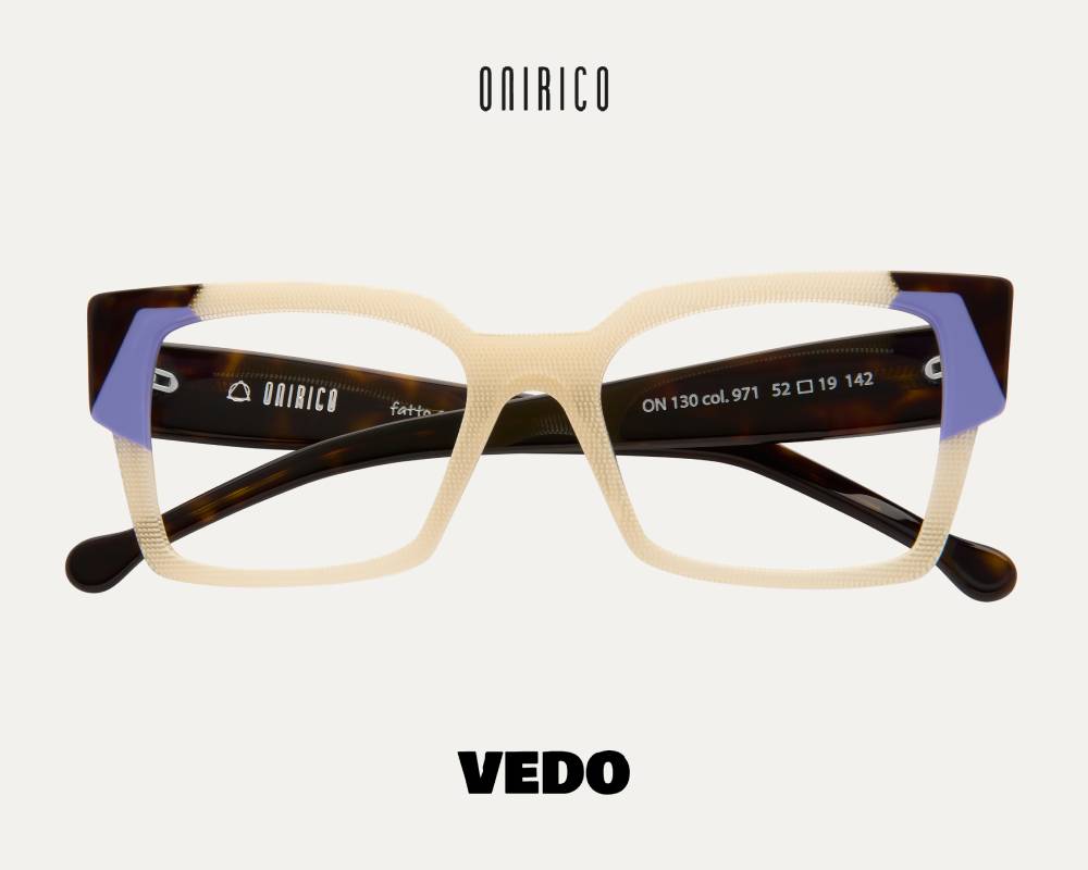Rectangular cat eye square eyeglasses ONIRICO ON130 vedosunglasses.com white