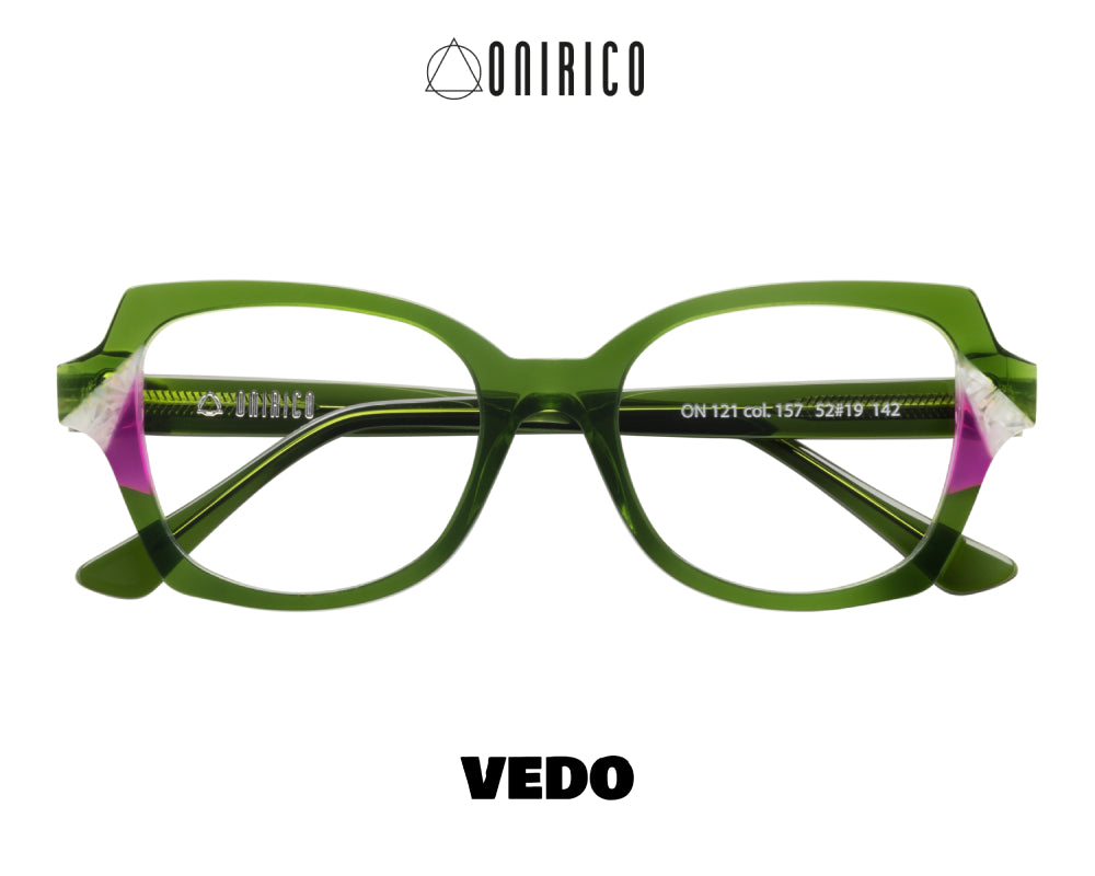 Butterfly feminine eyeglasses ONIRICO ON121 vedosunglasses.com green crystal