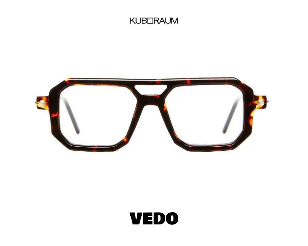 Square geometrical aviator KUBORAUM Maske P8