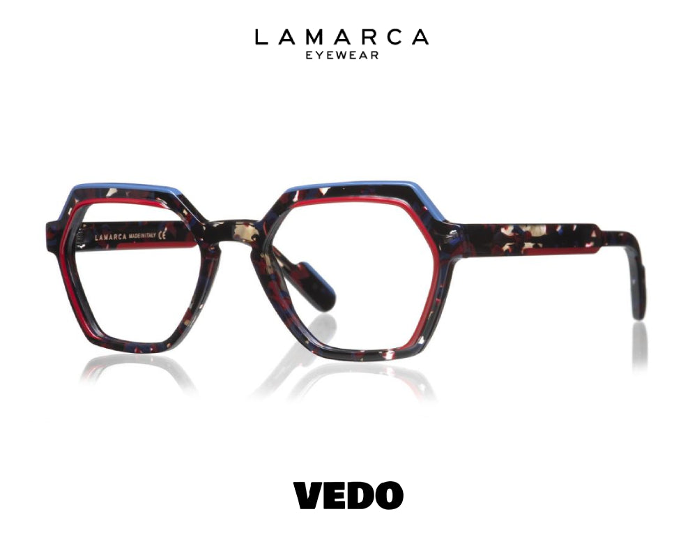 Hexagonal design eyewear LAMARCA Policromie 126