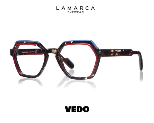 Hexagonal design eyewear LAMARCA Policromie 126