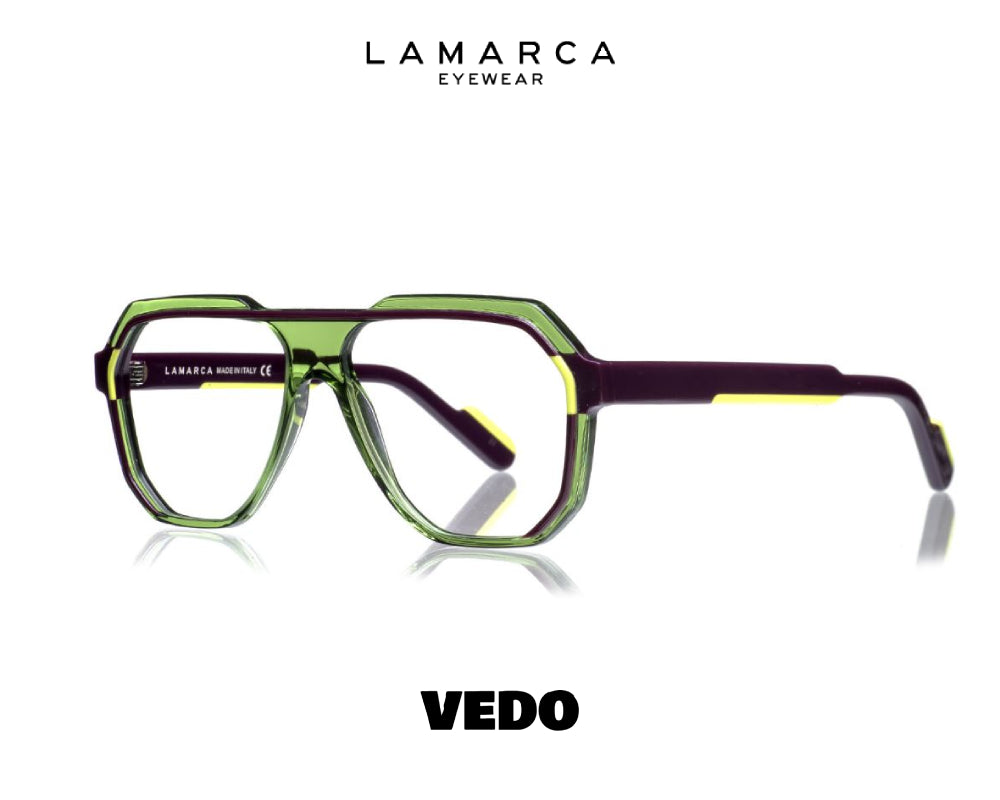 Aviator design eyewear LAMARCA Policromie 140