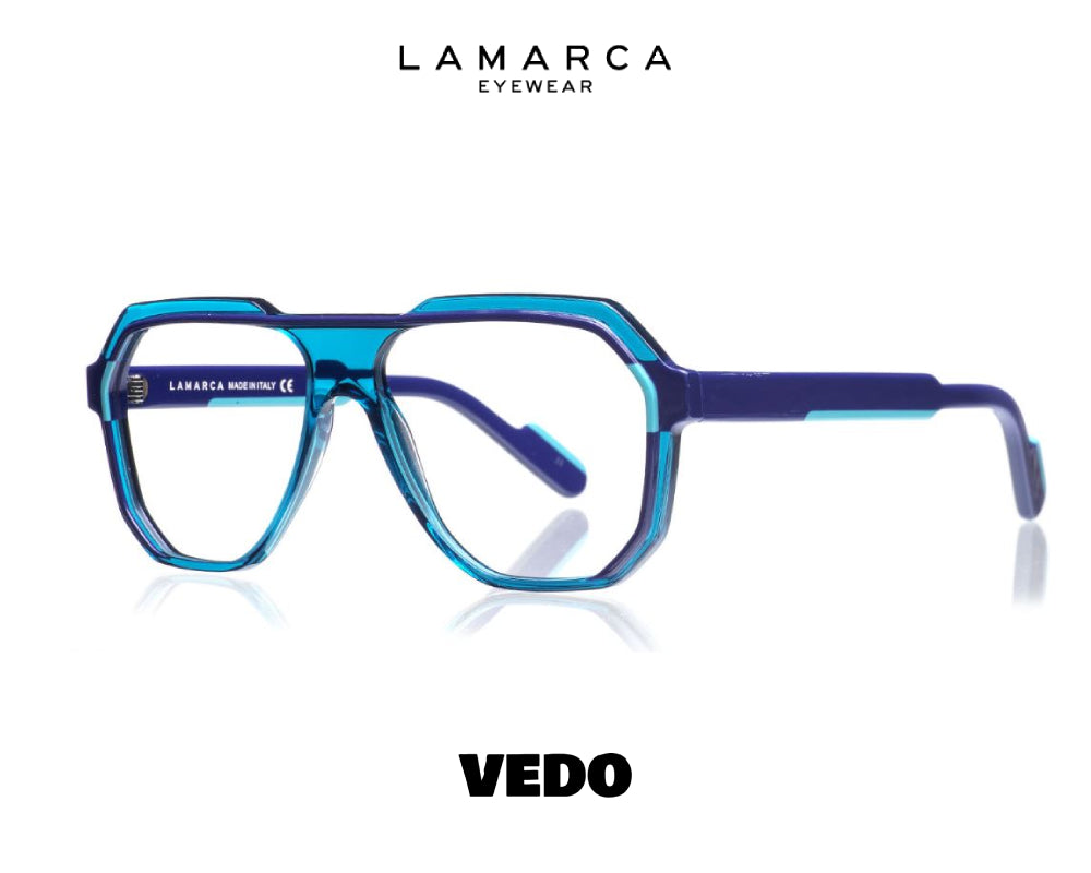 Aviator design eyewear LAMARCA Policromie 140