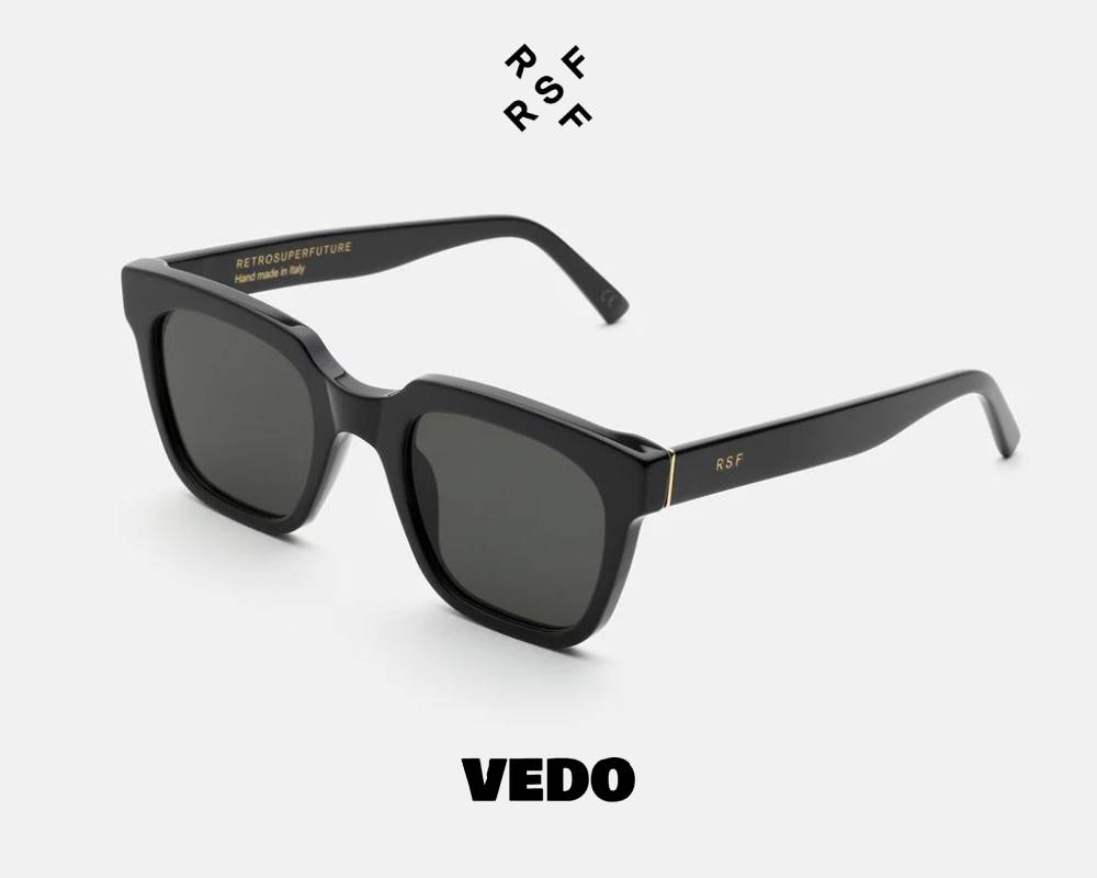 Timeless wayfarer sunglasses Retrosuperfuture GIUSTO vedosunglasses black