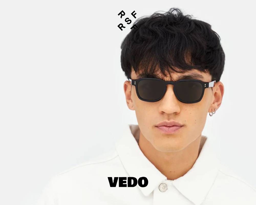 Vintage squared sunglasses Retrosuperfuture LUCE vedosunglasses black