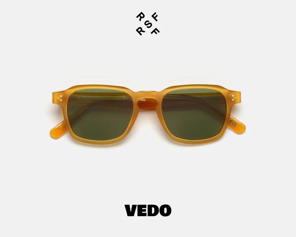 Vintage squared sunglasses Retrosuperfuture LUCE vedosunglasses honey