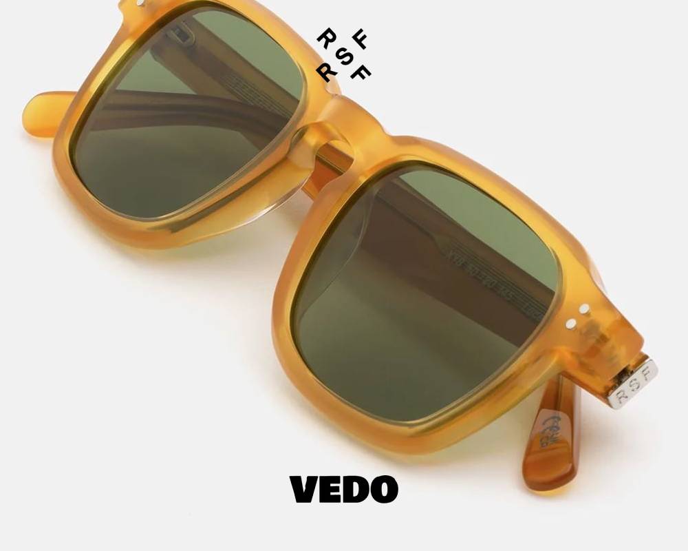 Vintage squared sunglasses Retrosuperfuture LUCE vedosunglasses honey