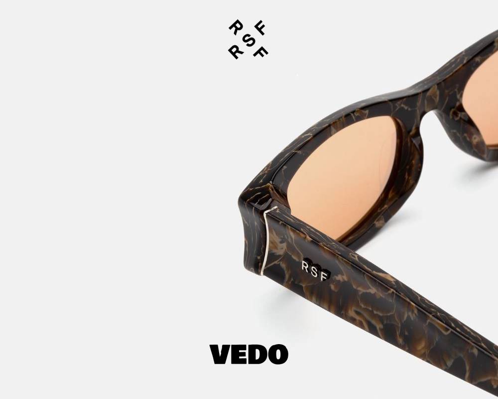 Oval sunglasses new Retrosuperfuture RAZZO vedosunglasses black brown marble
