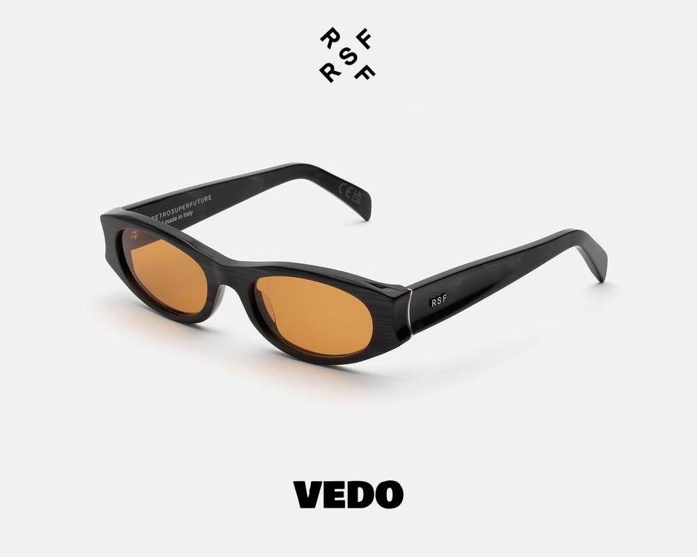 Oval sunglasses new Retrosuperfuture RAZZO vedosunglasses black