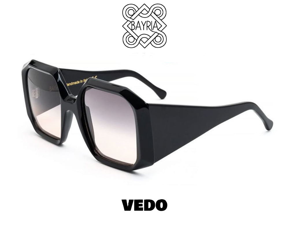 Oversize octagon sunglasses BAYRIA Sybaris vedosunglasses.com black