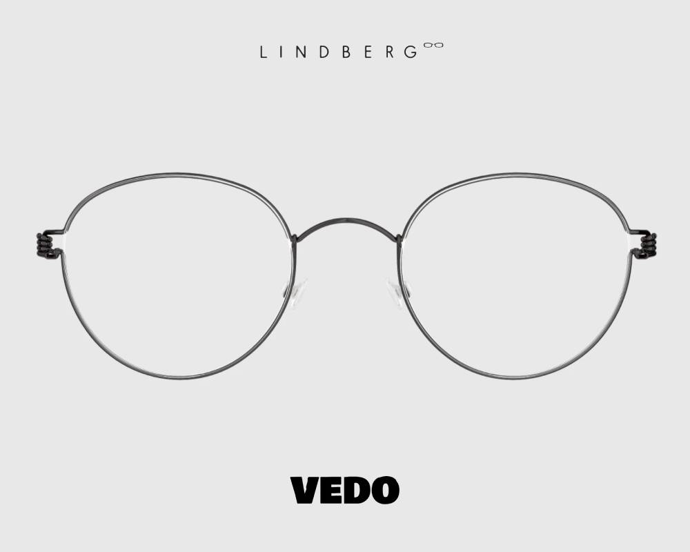 LINDBERG Air Titanium Rim BO round eyeglasses vedosunglasses gunmetal
