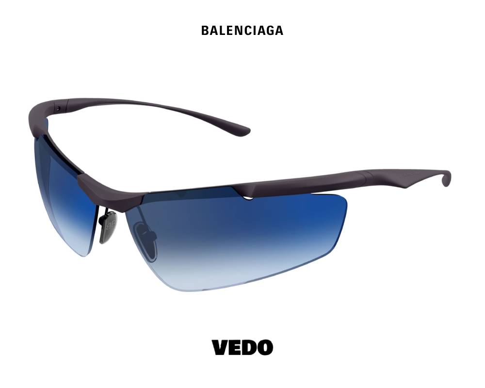 Balenciaga BB046 Wraparound Sunglasses vedosunglasses.com blue
