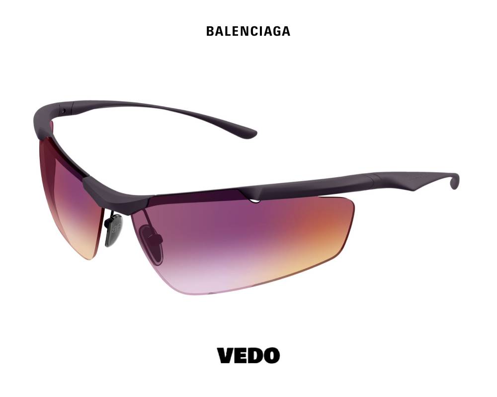 Balenciaga BB046 Wraparound Sunglasses vedosunglasses.com violet