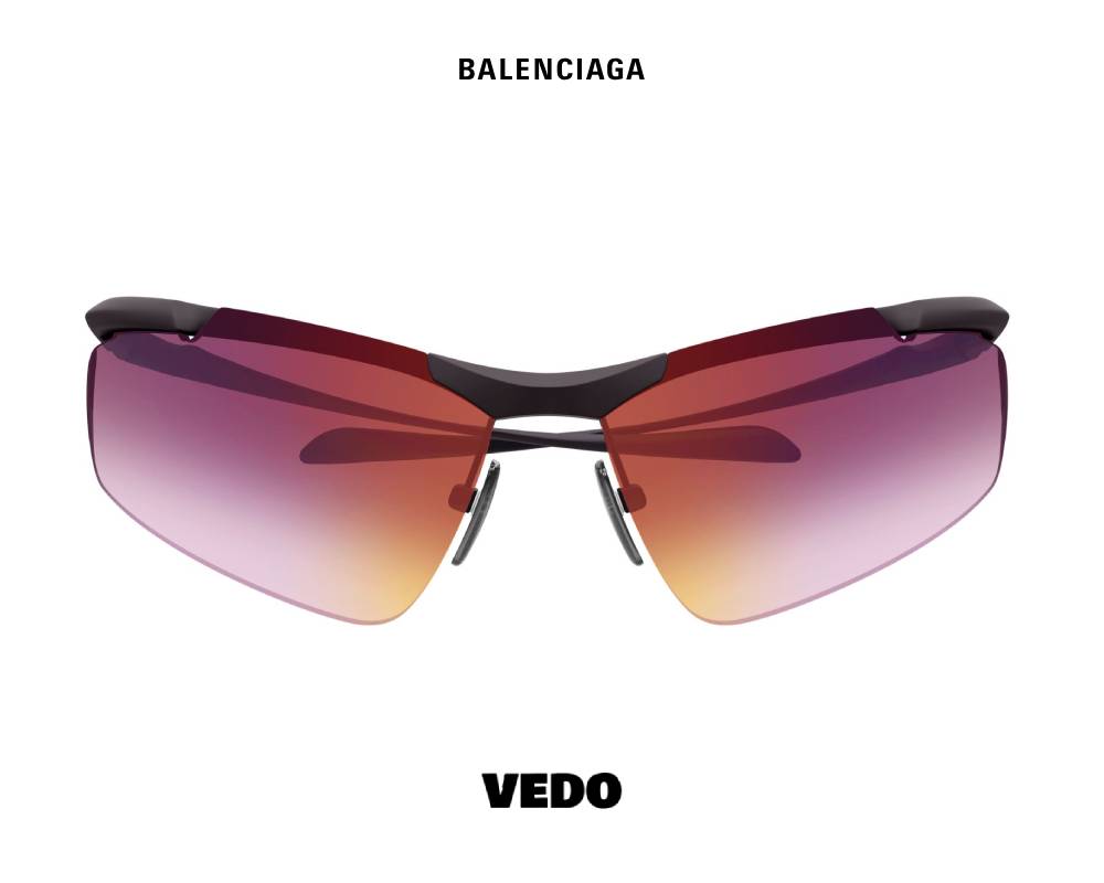 Balenciaga BB046 Wraparound Sunglasses vedosunglasses.com violet