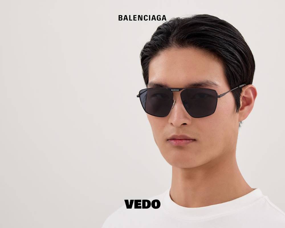 Balenciaga BB 0246S Aviator Sunglasses vedosunglasses.com blue