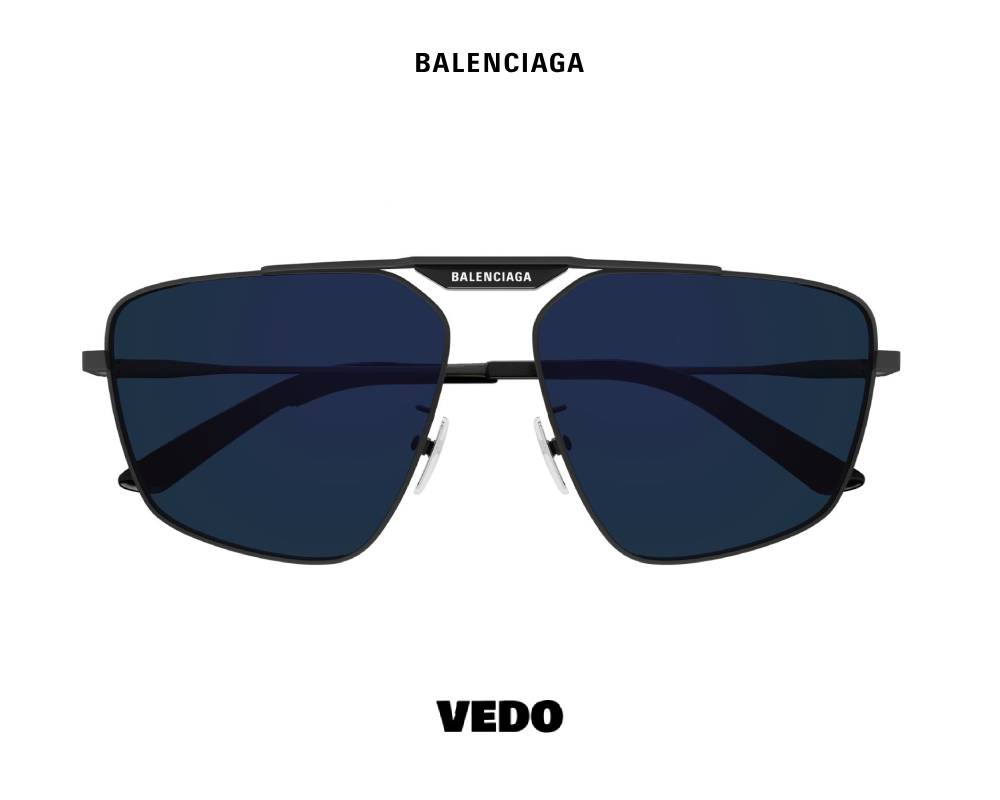 Balenciaga BB 0246S Aviator Sunglasses vedosunglasses.com blue
