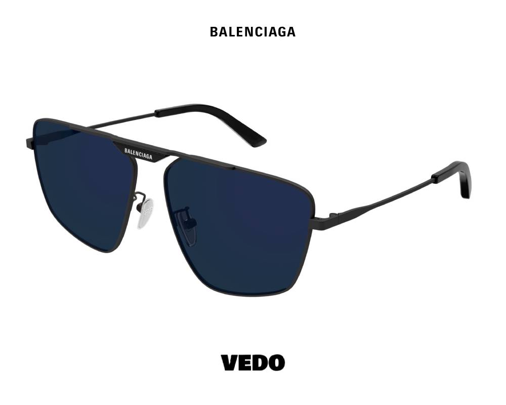 Balenciaga BB 0246S Aviator Sunglasses vedosunglasses.com blue