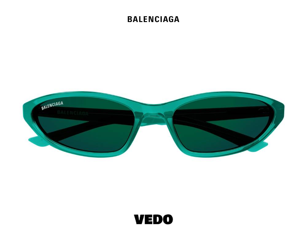 Balenciaga BB 0402S Tiny Wrap Feminine Sunglasses vedosunglasses.com green