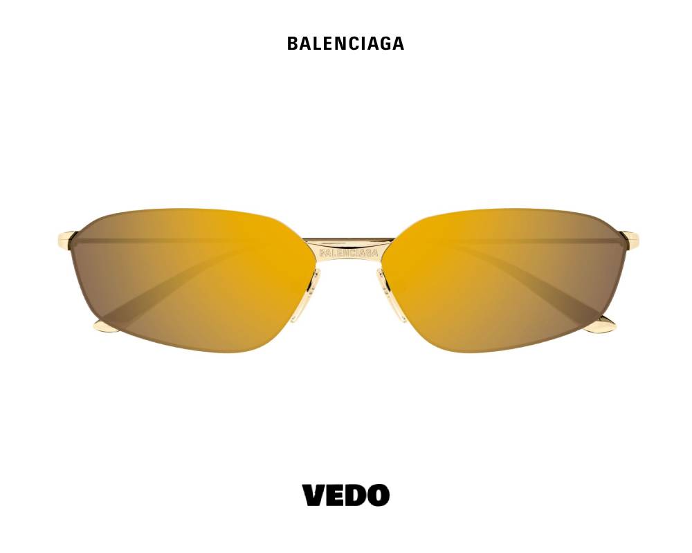Balenciaga BB 0412S Superlight Geometric Sunglasses vedosunglasses.com gold