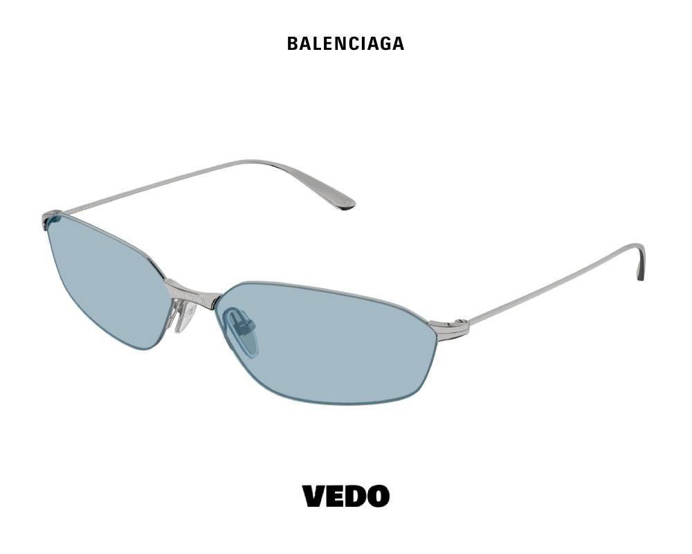Balenciaga BB 0412S Superlight Geometric Sunglasses vedosunglasses.com light blue