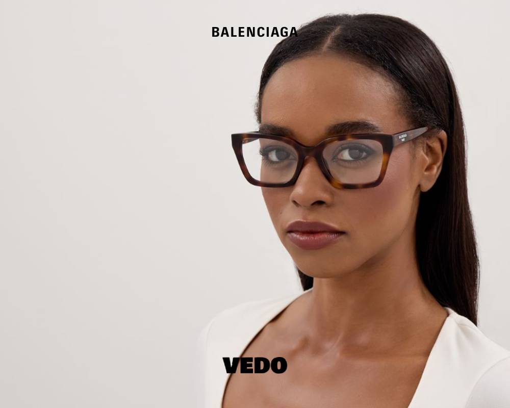 Balenciaga BB 0501 Oversized Square Eyeglasses vedosunglasses brown havana