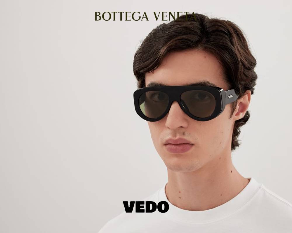 Bottega Veneta BV1362S Oversized Bold Aviator Sunglasses vedosunglasses.com green
