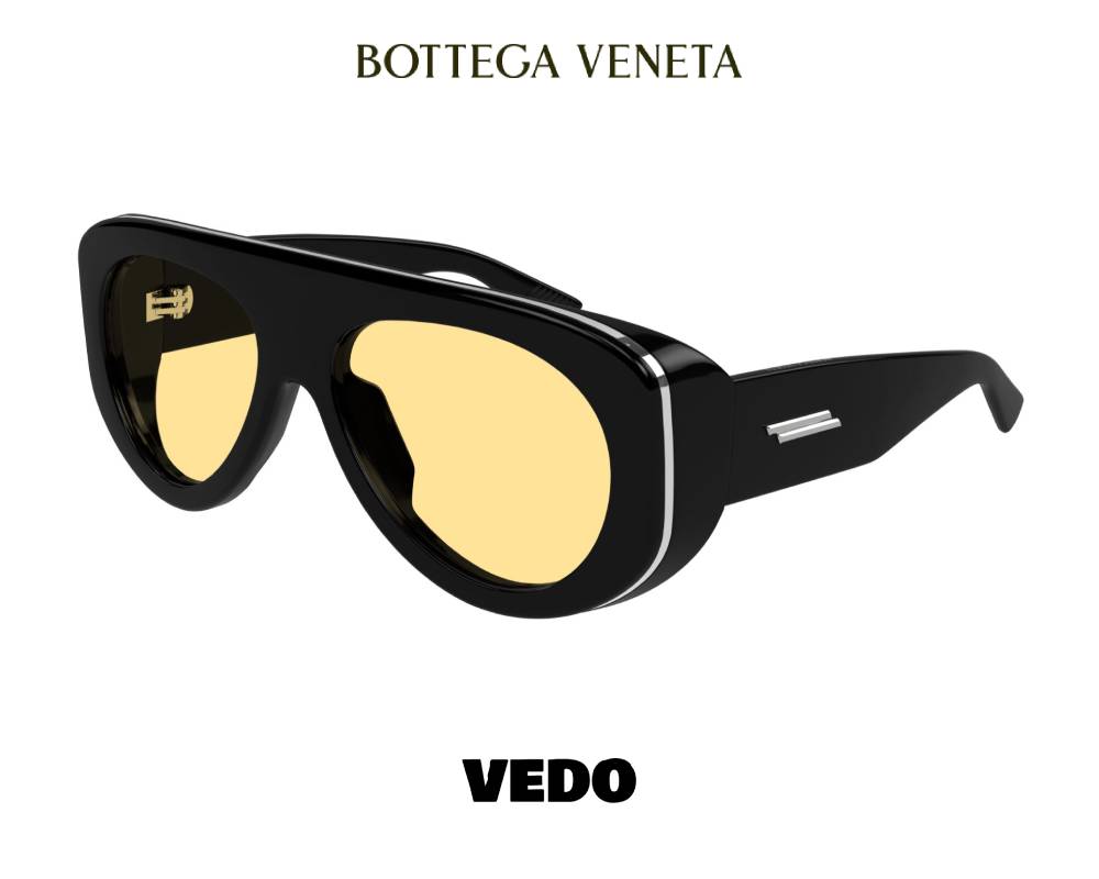 Bottega Veneta BV1362S Oversized Bold Aviator Sunglasses vedosunglasses.com yellow