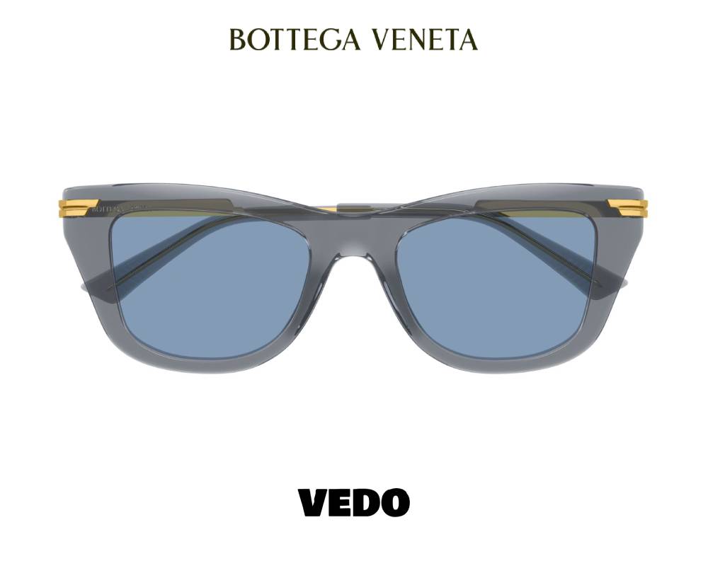 Bottega Veneta BV1369 Oversized Cat-Eye Sunglasses vedosunglasses.com  azure
