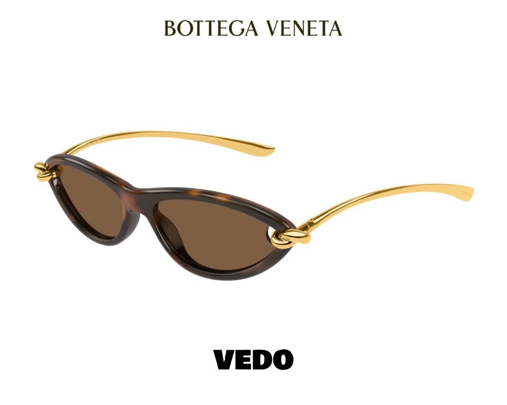 Bottega Veneta BV1390S Knot Cat-Eye Sunglasses on vedosunglasses.com brown havana