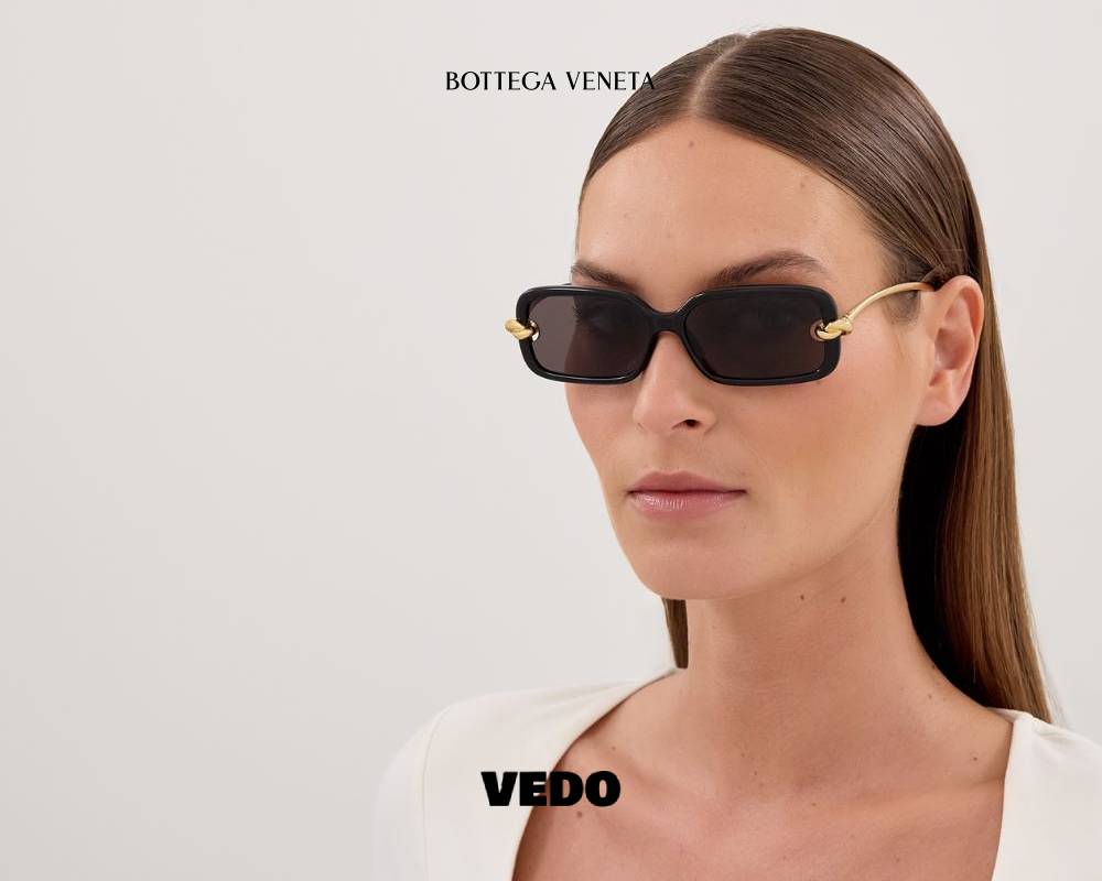 Bottega Veneta BV 1439 Knot Sunglasses vedosunglasses.com black