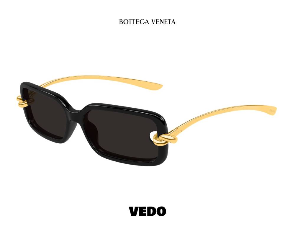 Bottega Veneta BV 1439 Knot Sunglasses vedosunglasses.com black