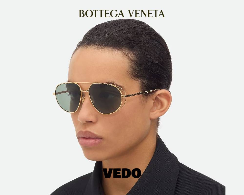 Bottega Veneta Classic Aviator Sunglasses BV1344S