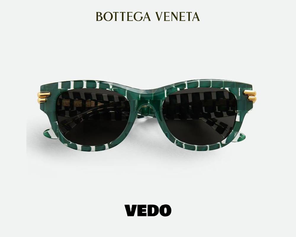 Bottega Veneta Mitre Square Sunglasses BV1323