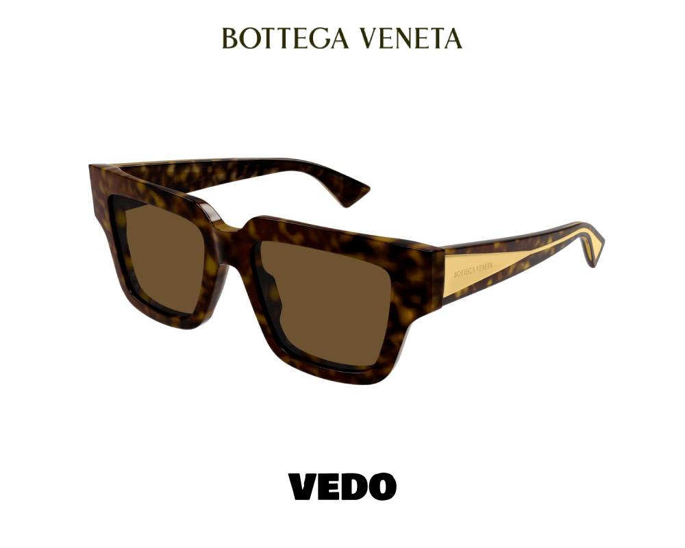Bottega Veneta Tri-Fold Square Sunglasses BV1276S